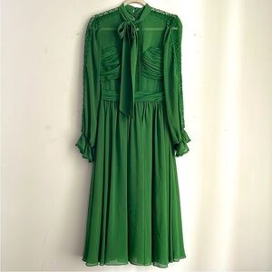 Self-Portrait lace detail dress